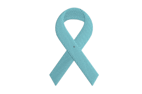 Prostate Cancer Ribbon Embroidery Design